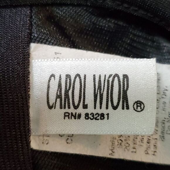 Carol Wior, bathing suit top, size 8, animal print. So cute. Brown tan. - Picture 5 of 6